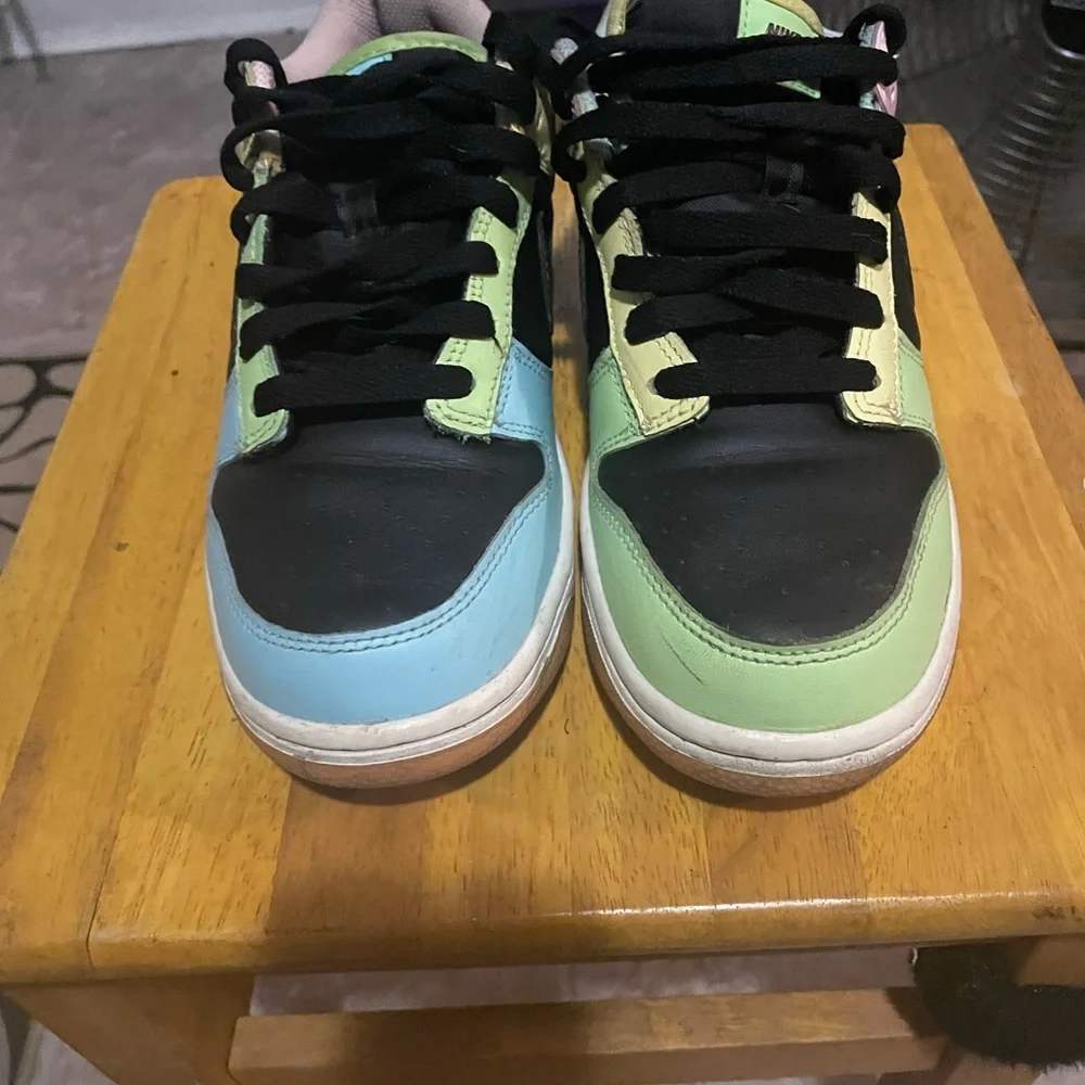 Nike Black and Pastel Sneakers